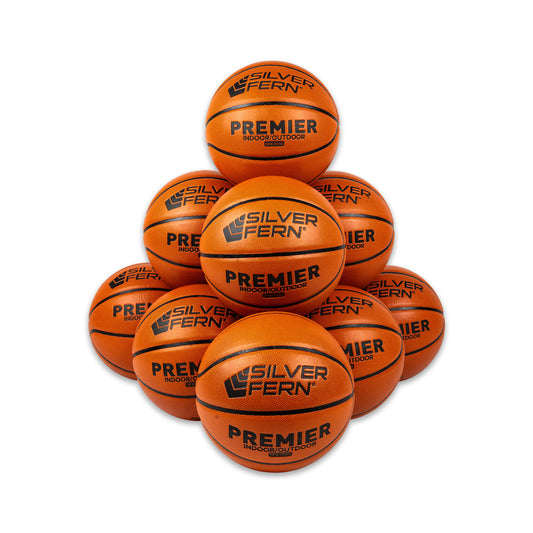 Silver Fern Match Premier Basketball 10 Ball Pack