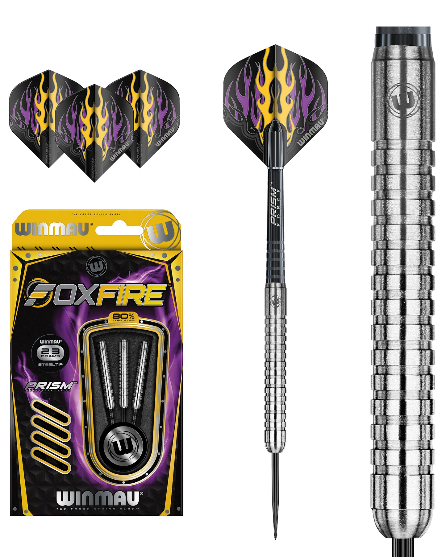 Winmau Foxfire 80% Tungsten Dart Set - 23gm