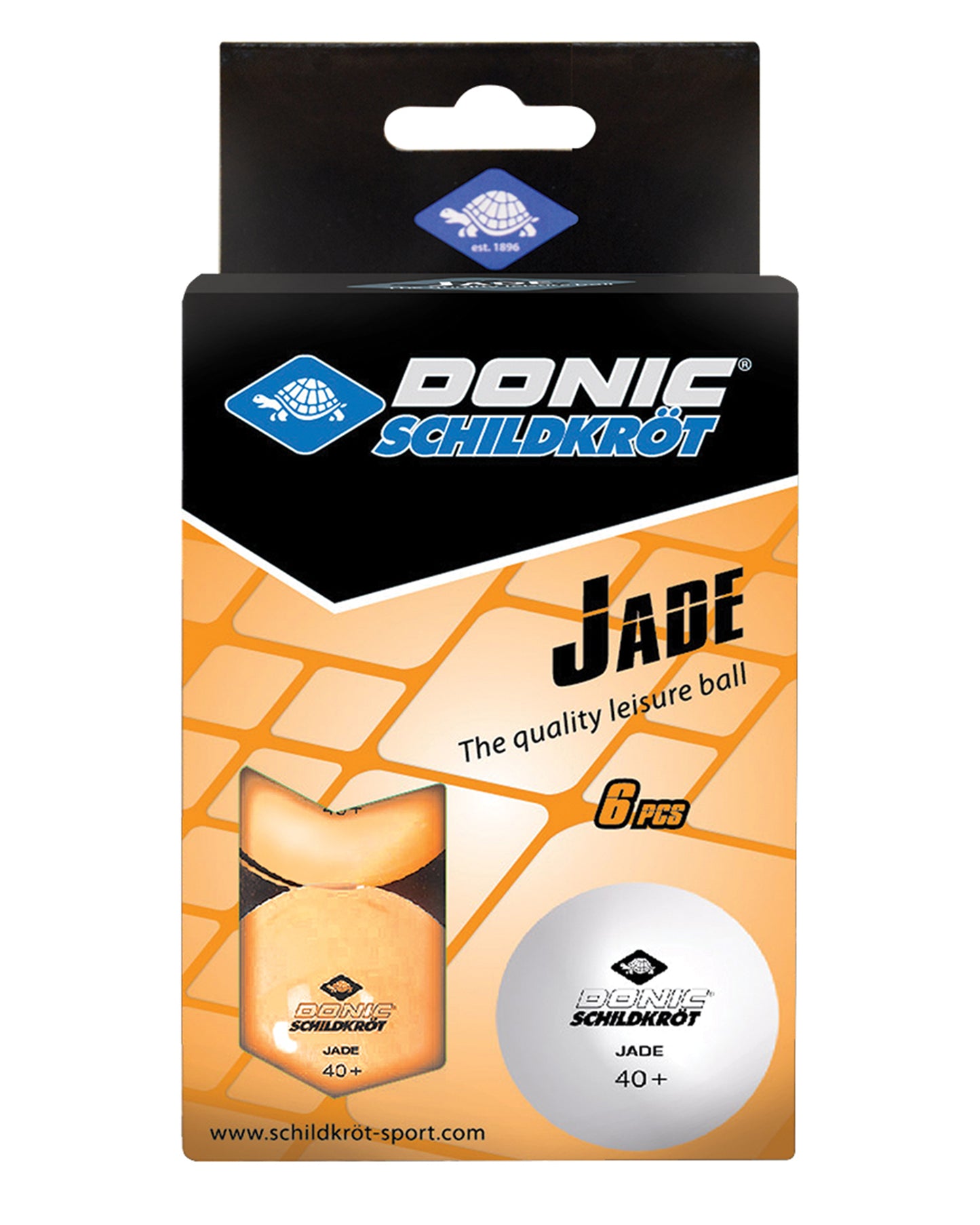 Donic Jade 40mm 6 Pack of Table Tennis Balls