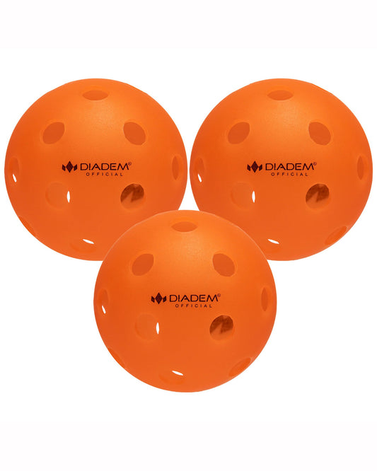 Diadem Pickleball Ball - Indoor (available in 3 Pack or 50 Pack)