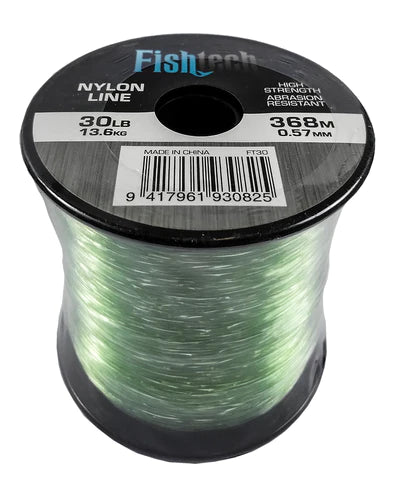 Fishtec Nylon Spool Line - 30LB - 368m – Dynamic Sport New Zealand