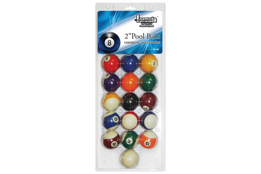 Formula Sport Standard Pool Ball Set - 2"