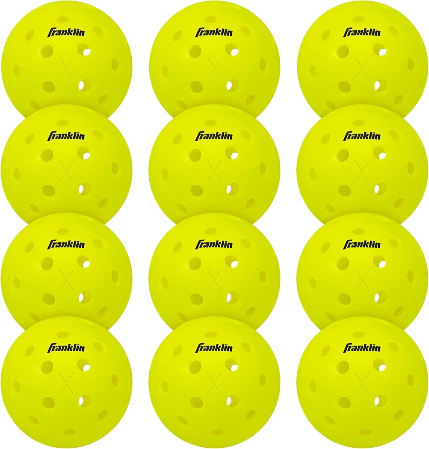 Franklin X-40 Outdoor Pickleball - 100 Pack