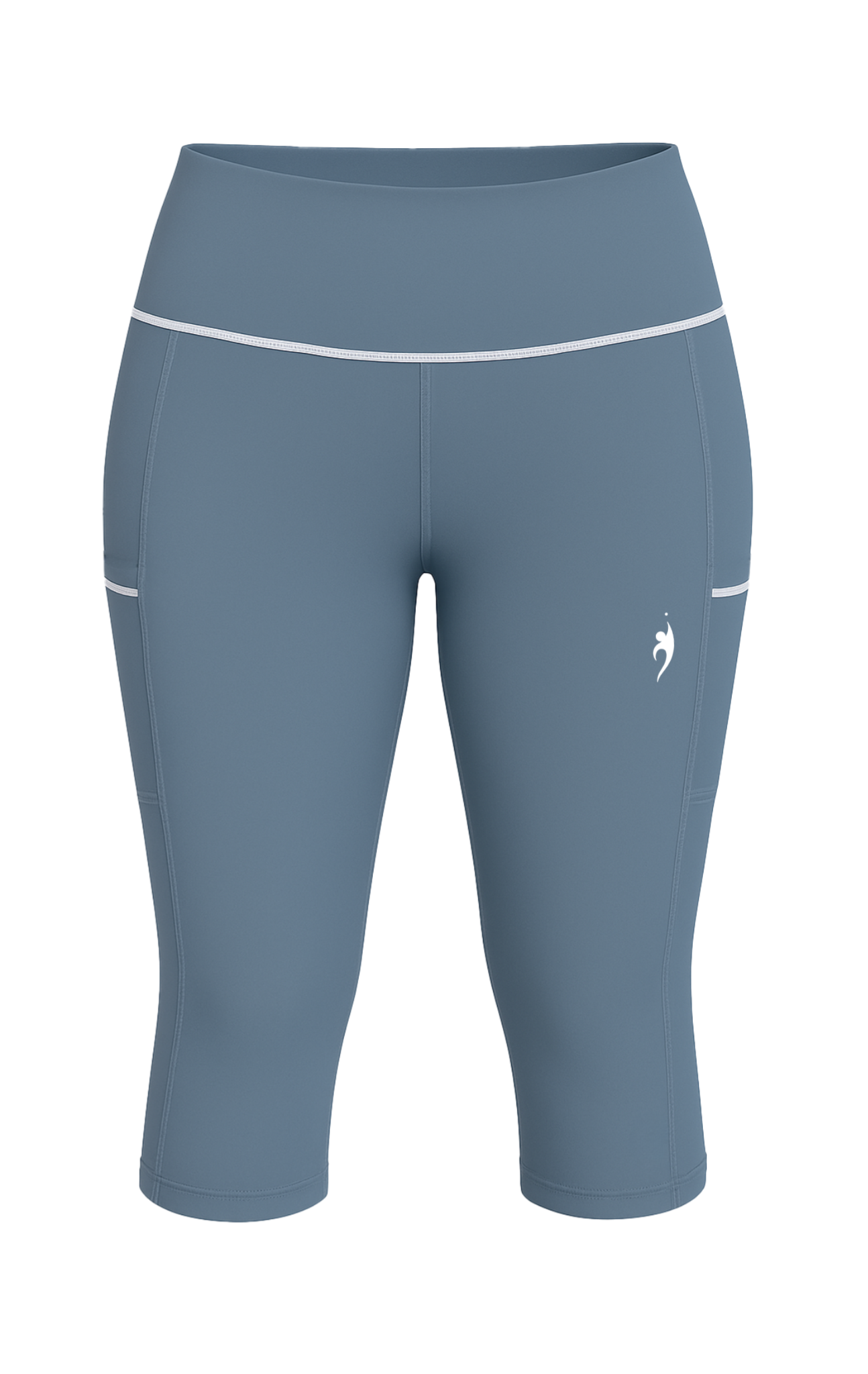 Henson Women's below-knee tennis leggings with inverted ball pockets - Livid