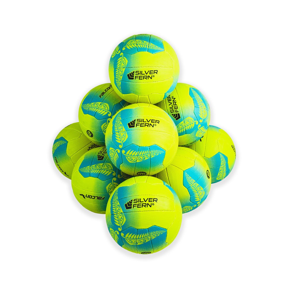 Silver Fern Netball Falcon 10 Ball Pack