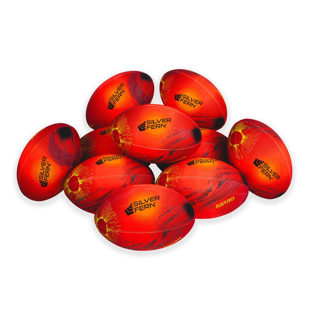 Silver Fern Rugby Astro 10 Ball Pack