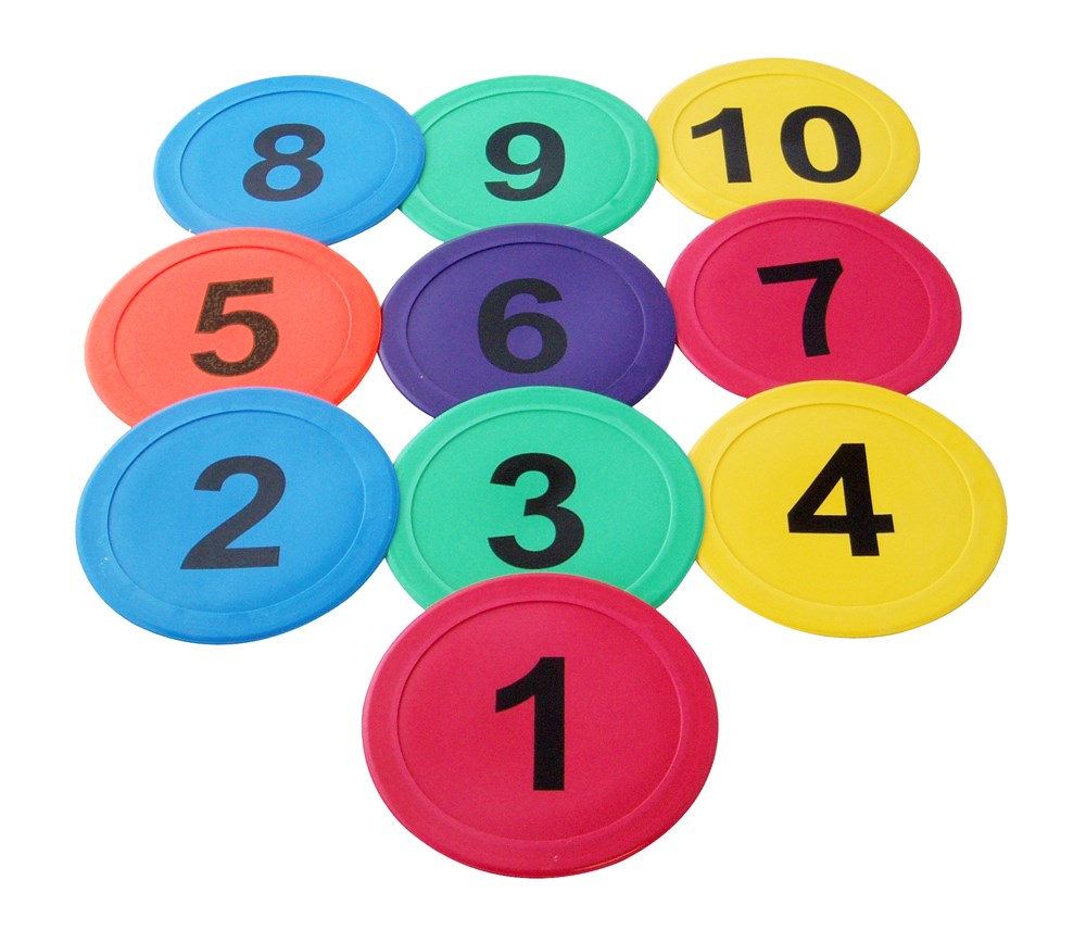 Numbered Spot Markers