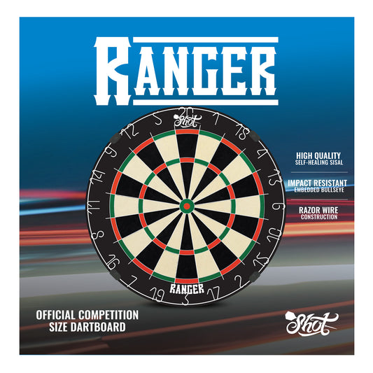 Shot Ranger Bristle Dart Board