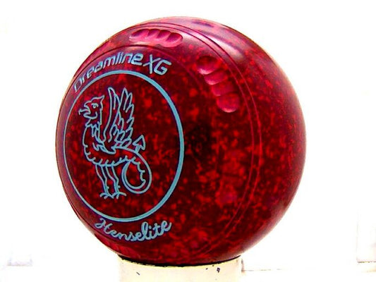 Henselite Dreamline XG Ruby Rich Lawn Bowls Set