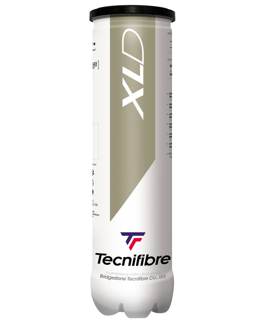 Tecnifibre XLD Tennis 4 Ball Tube