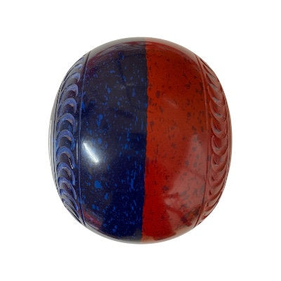 Taylor SR Redline Lawn Bowls - 'SPLIT' - Crescent Grip - Dark Blue/Red Maroon