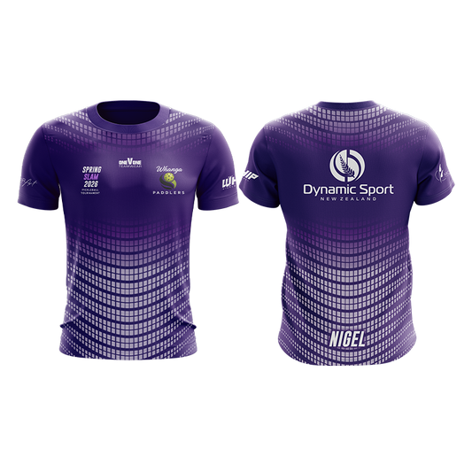 Whanga Paddlers Spring Slam Mens Playing Shirt & Tournament Entry