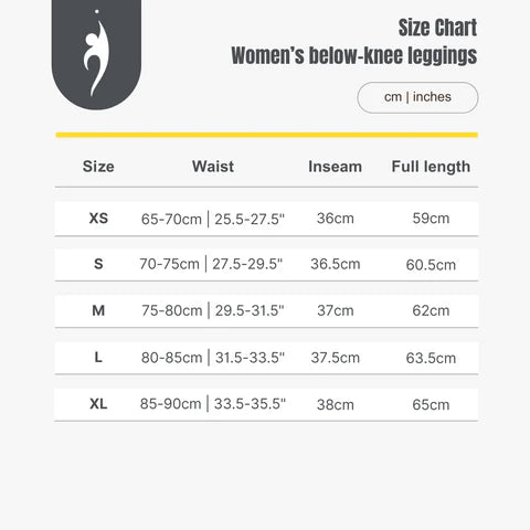 Henson Women's below-knee tennis leggings with inverted ball pockets - Livid