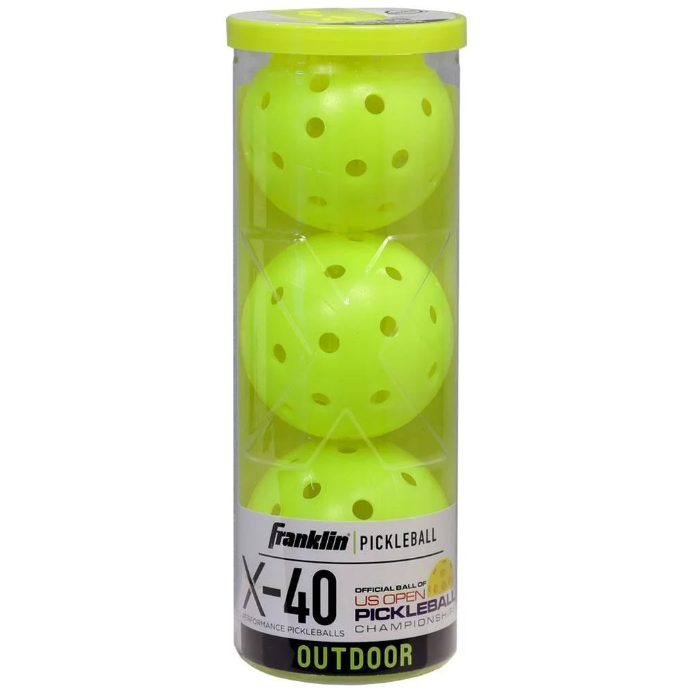 Franklin X-40 Outdoor Pickleball - 3 Pack