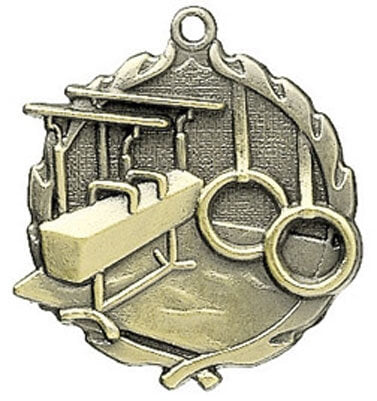 3D Medal Gymnastics