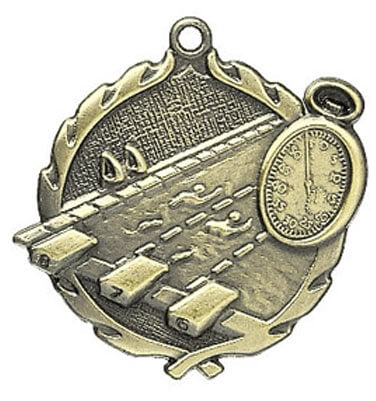 3D Medal Swimming