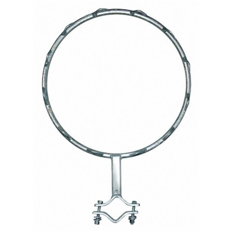 Galvanisd Clamp on Hoop With Net Hooks