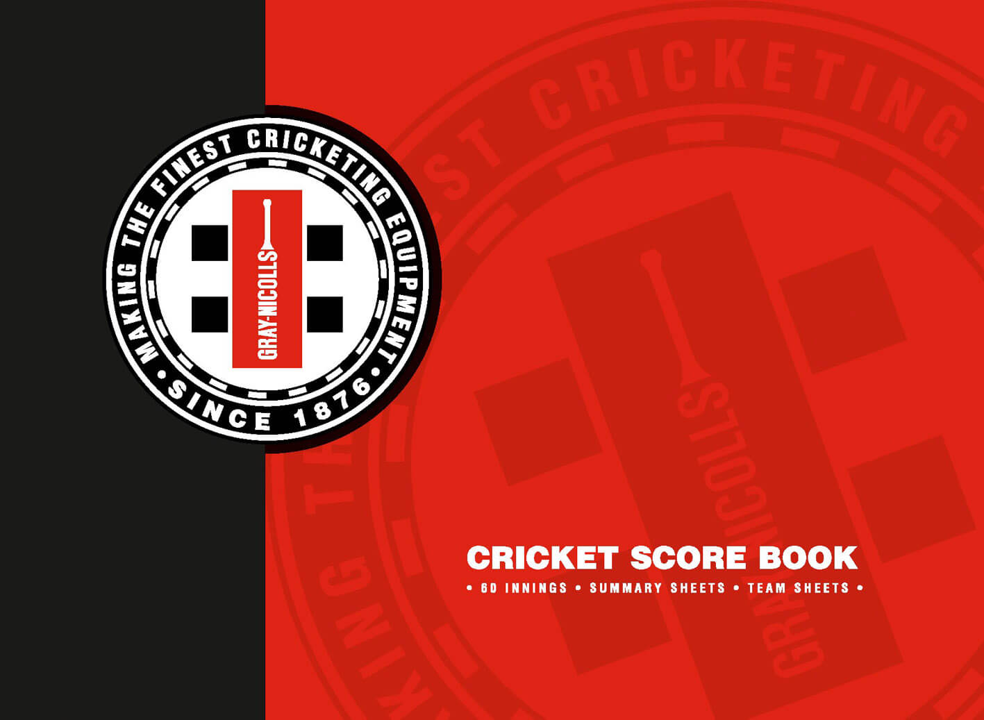 Gray Nicolls Scorebook - 60 Innings