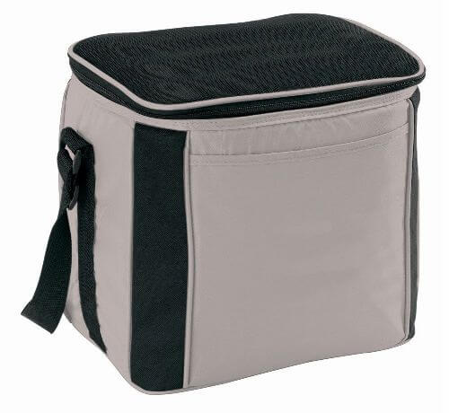 Large Cooler Bag Silver Black