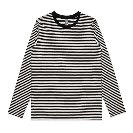ascolour Mens Bowery Stripe Long Sleeve Tee