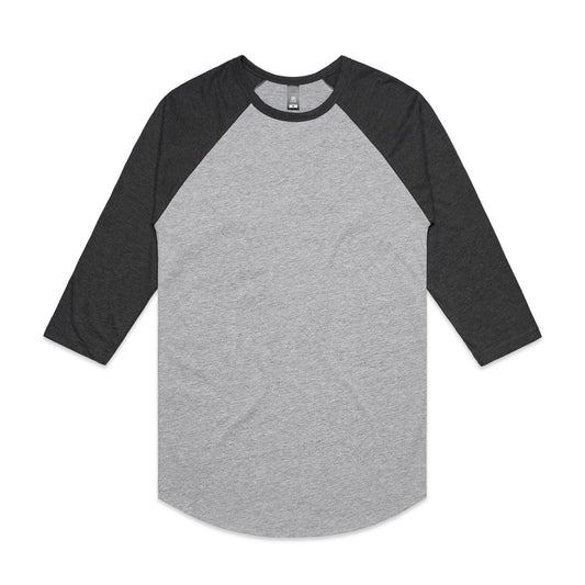 ascolour Mens Long Sleeve Raglan Tee