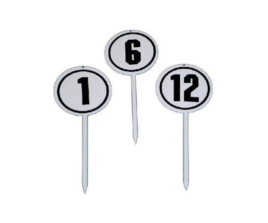 Metal Field Markers Numbered