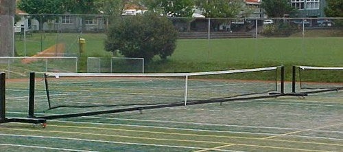 Mobile Tennis Net Frame Galvanised