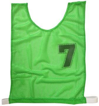 Numbered Bib Set Green