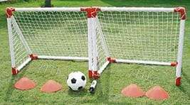 Outdoor Play Two Mini Soccer Goal Set