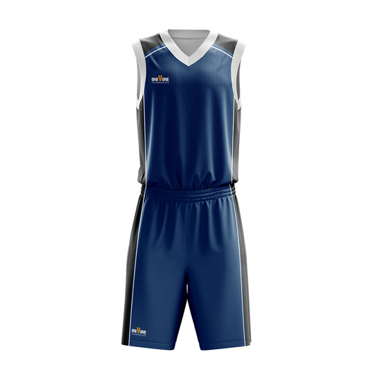 OneVOne Basketball Singlet/Short Set - Contrast