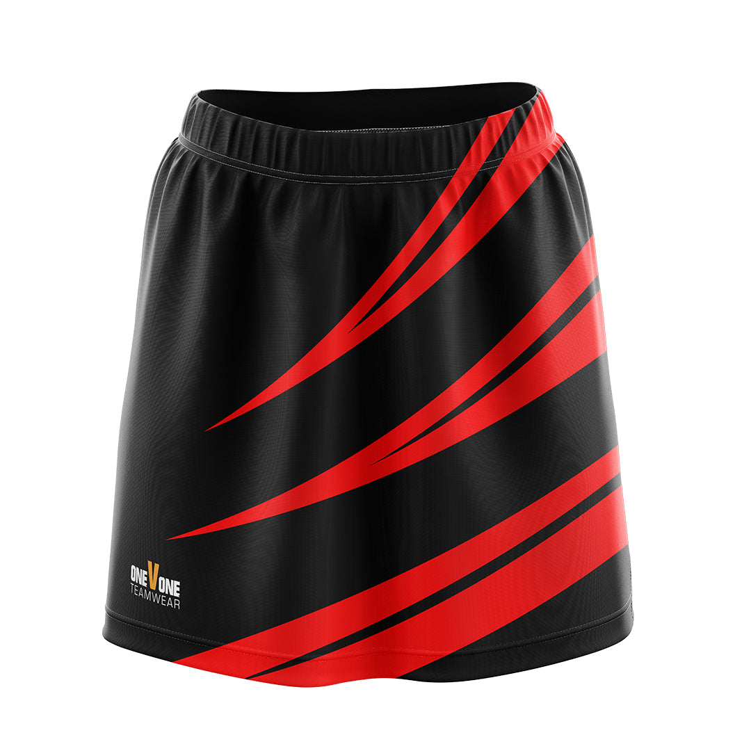 Black netball hot sale skirt