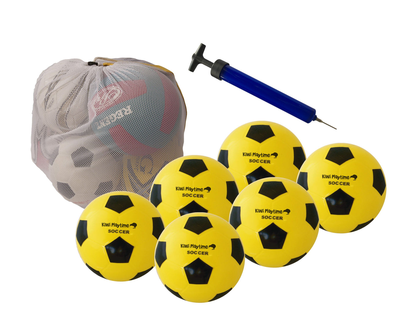 PVC Soccer Ball Kit - 6 Ball