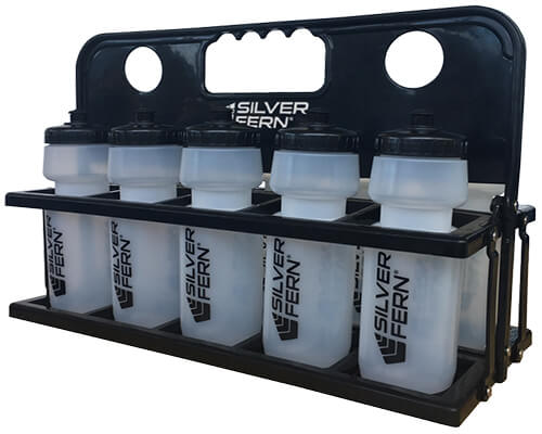 SF Plastic Drink Bottle Holder with Bottles WEB