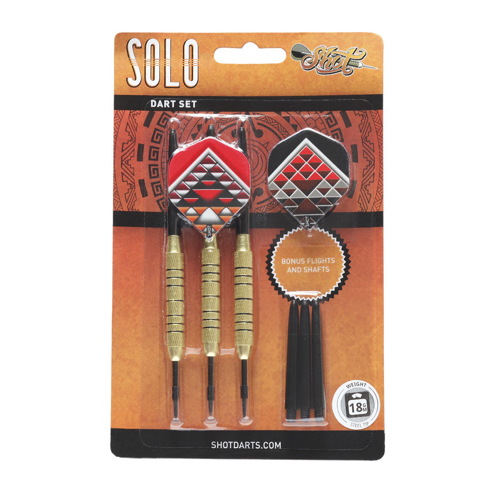 Shot Solo Steel Tip Dart Set