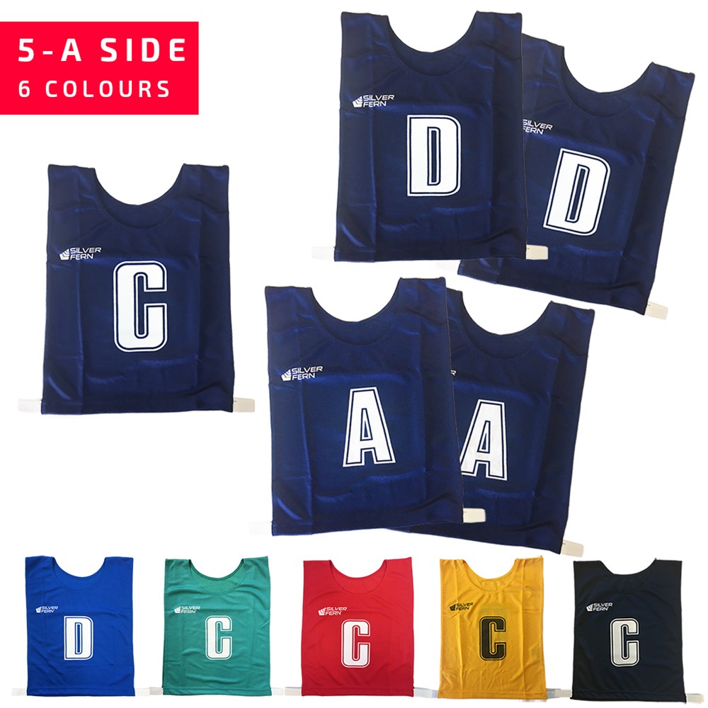 Silver Fern Five A Side Netball Bib Sets