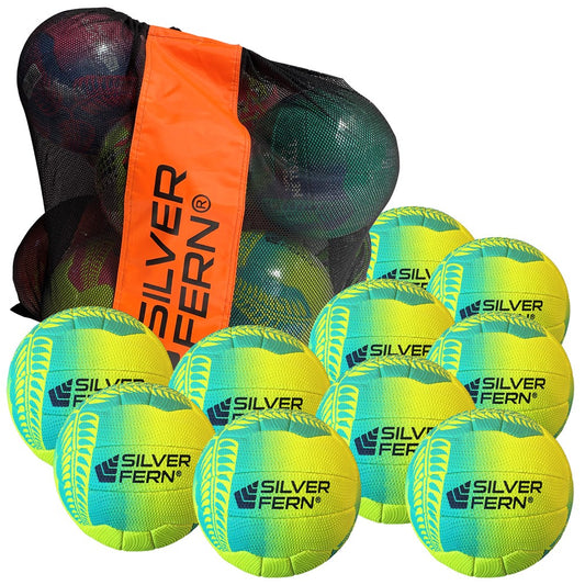 Silver Fern Netball Falcon 10 Ball Pack