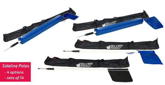 Silver Fern Pole/Spike/PVC Flag (Corner Flag) SET OF 14