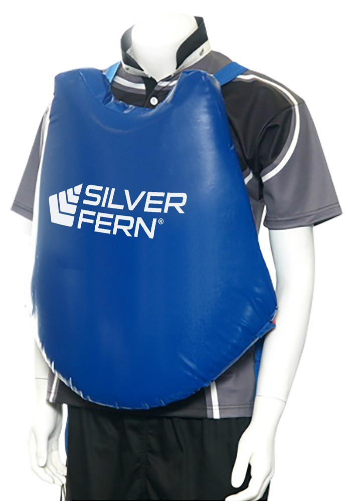 Silver Fern Strap-On Chest Shield
