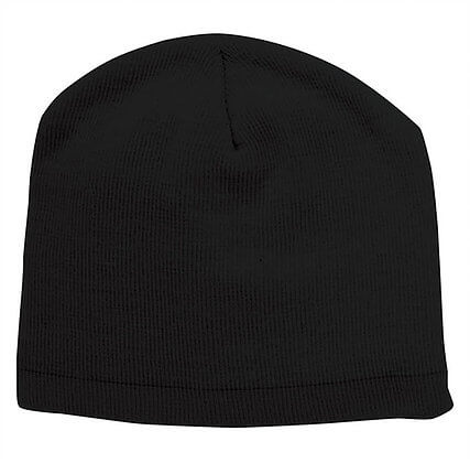 Skull Beanie Black