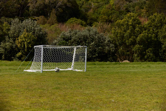 TELESCOPIC GOAL - T1 - SOFT GROUND FABRIC CROSS BAR SOCCER GOAL