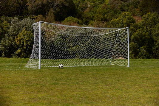 TELESCOPIC GOAL - T1 - SOFT GROUND FABRIC CROSS BAR SOCCER GOAL