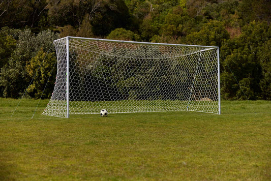 TELESCOPIC GOAL - T2 - SOFT GROUND ALUMINIUM CROSS BAR SOCCER GOAL