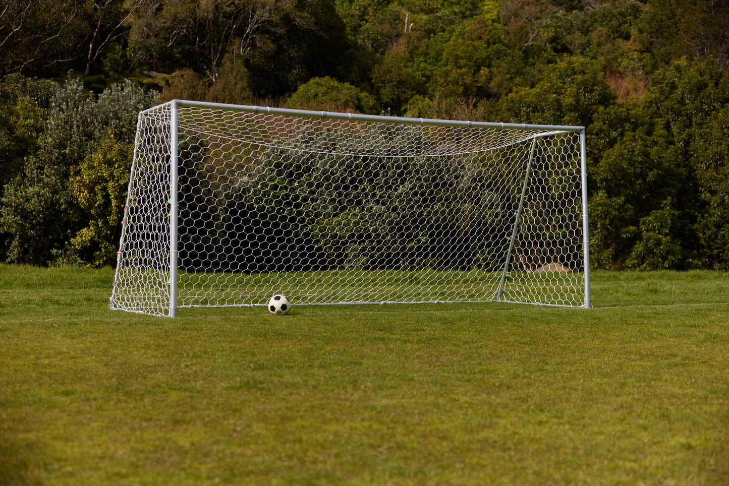 TELESCOPIC GOAL - T3 - HARD/SOFT GROUND ALUMINIUM FULL FRAME SOCCER GOAL