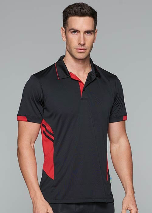 tasman-polo-mens-black-red