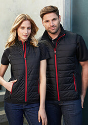 Vests Black Red Web