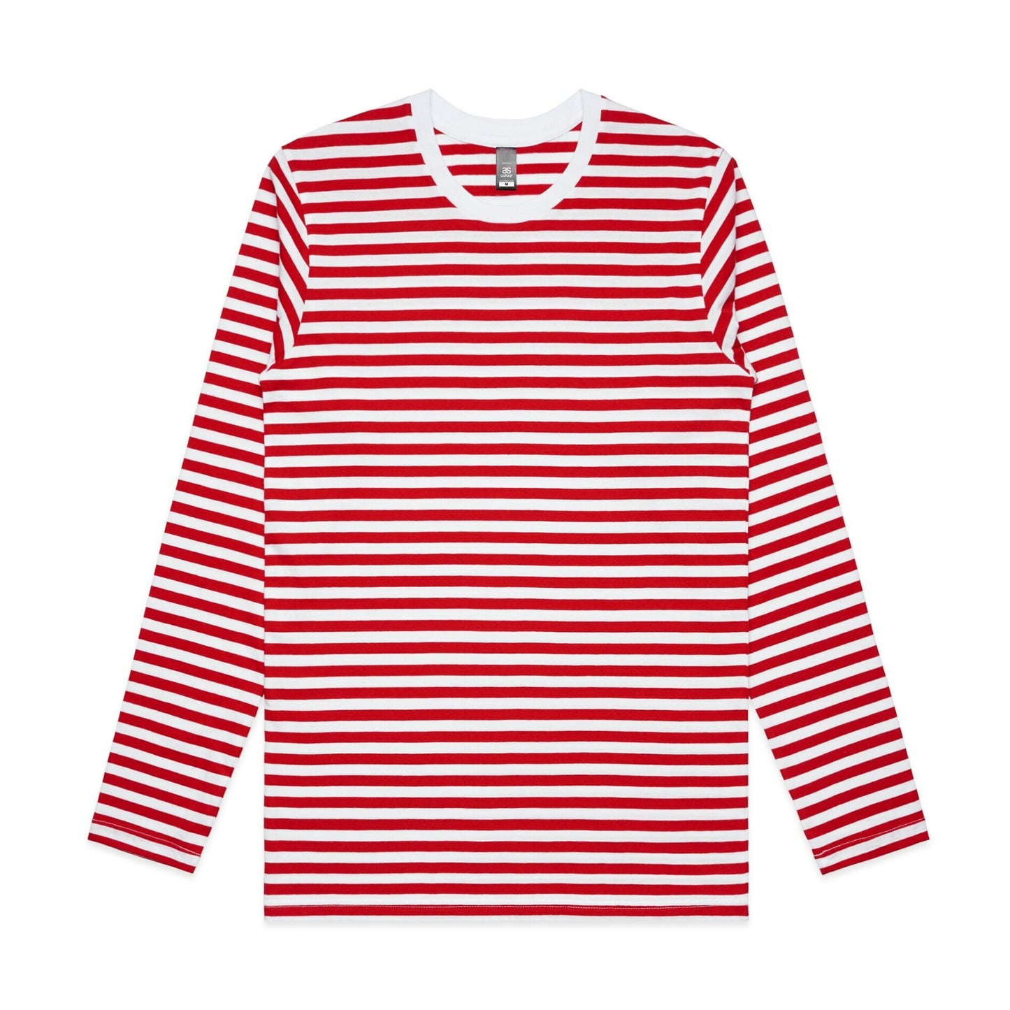 ascolour Mens Match Stripe Long Sleeve Tee