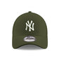 New Era New York Yankees New Olive 9FORTY Cloth Strap - 12293235
