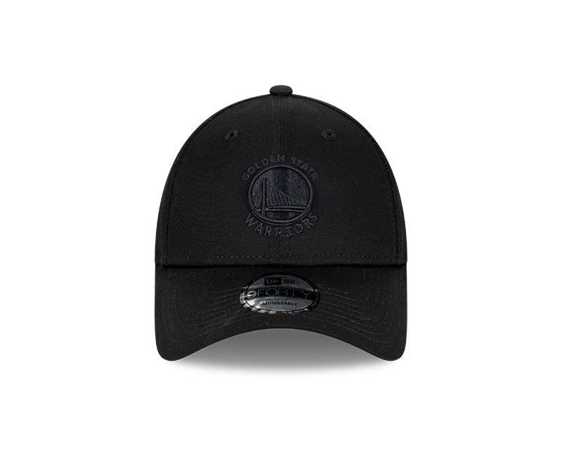 New Era Golden State Warriors Black 9FORTY Cloth Strap - 13750801