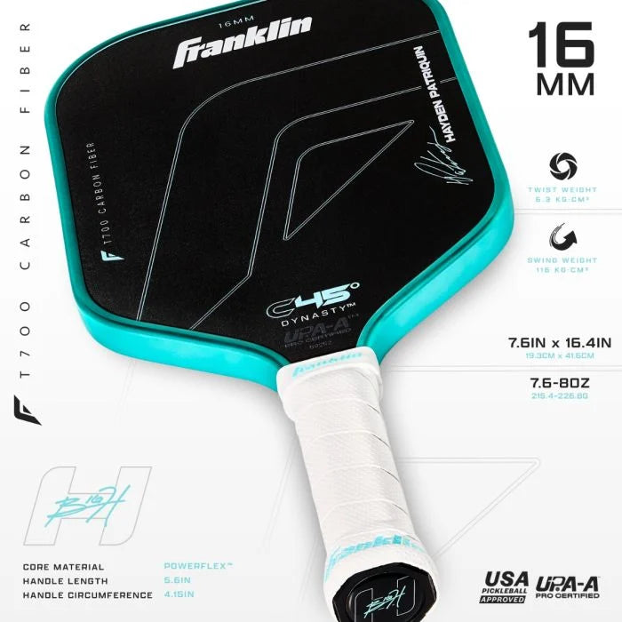 Franklin C45° Hayden Patriquin Signature Pickleball Paddle