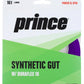 Prince Synthetic Gut w/Duraflex 16g Tennis String - Black
